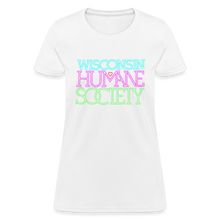 Load image into Gallery viewer, WHS 1987 Neon Logo Contoured T-Shirt - white