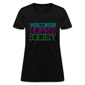 WHS 1987 Neon Logo Contoured T-Shirt - black