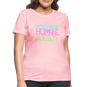 WHS 1987 Neon Logo Contoured T-Shirt - pink