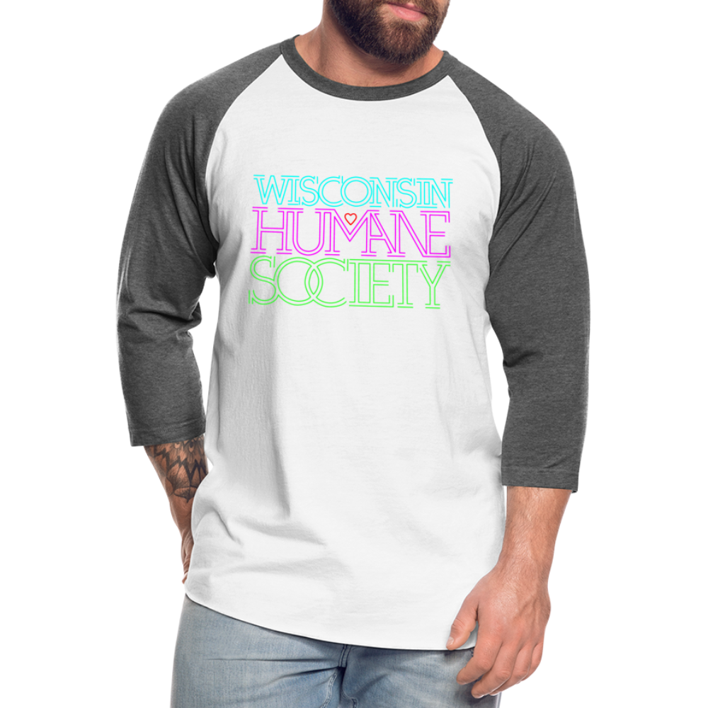 
                  
                    WHS 1987 Neon Logo Baseball T-Shirt - white/charcoal
                  
                