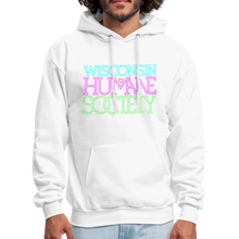 Load image into Gallery viewer, WHS 1987 Neon Logo Men&#39;s Hoodie - white