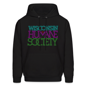 WHS 1987 Neon Logo Men's Hoodie - black