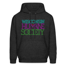 Load image into Gallery viewer, WHS 1987 Neon Logo Men&#39;s Hoodie - charcoal grey