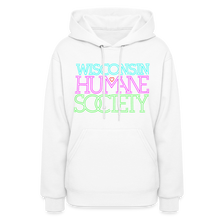 Load image into Gallery viewer, WHS 1987 Neon Logo Contoured Hoodie - white