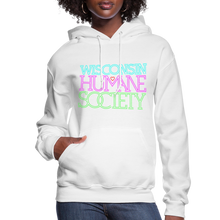 Load image into Gallery viewer, WHS 1987 Neon Logo Contoured Hoodie - white
