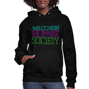 WHS 1987 Neon Logo Contoured Hoodie - black