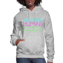 Load image into Gallery viewer, WHS 1987 Neon Logo Contoured Hoodie - heather gray