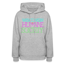 Load image into Gallery viewer, WHS 1987 Neon Logo Contoured Hoodie - heather gray