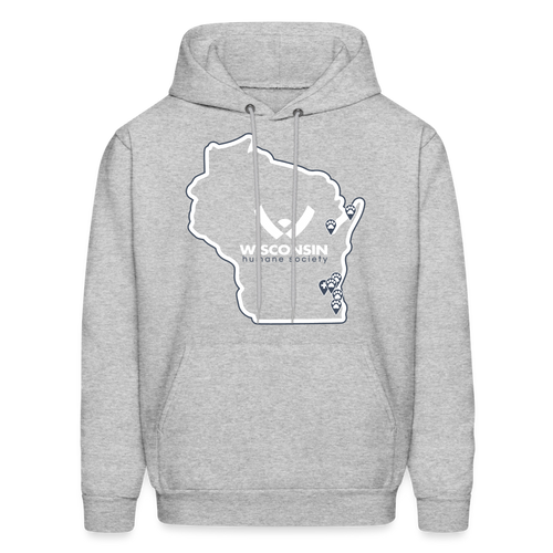 WHS State Logo Hoodie - heather gray