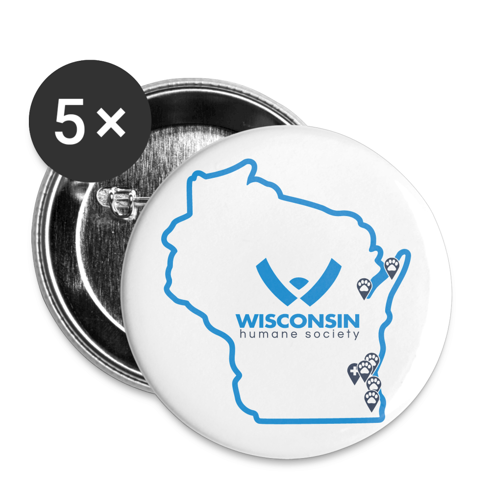 
                  
                    WHS State Logo Buttons small 1'' (5-pack) - white
                  
                