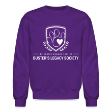 Load image into Gallery viewer, Buster&#39;s Legacy Society Crewneck Sweatshirt - purple