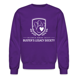 Buster's Legacy Society Crewneck Sweatshirt - purple