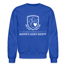 Load image into Gallery viewer, Buster&#39;s Legacy Society Crewneck Sweatshirt - royal blue