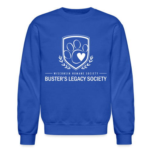 Buster's Legacy Society Crewneck Sweatshirt - royal blue