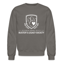 Load image into Gallery viewer, Buster&#39;s Legacy Society Crewneck Sweatshirt - asphalt gray