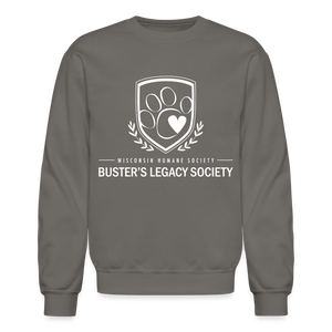 Buster's Legacy Society Crewneck Sweatshirt - asphalt gray