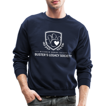 Load image into Gallery viewer, Buster&#39;s Legacy Society Crewneck Sweatshirt - navy