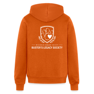Buster's Legacy Society Bella + Canvas Full Zip Hoodie - autumn
