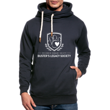 Load image into Gallery viewer, Buster&#39;s Legacy Society Shawl Collar Hoodie - navy