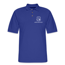 Load image into Gallery viewer, Buster&#39;s Legacy Society Pique Polo Shirt - royal blue