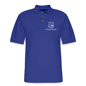 Buster's Legacy Society Pique Polo Shirt - royal blue
