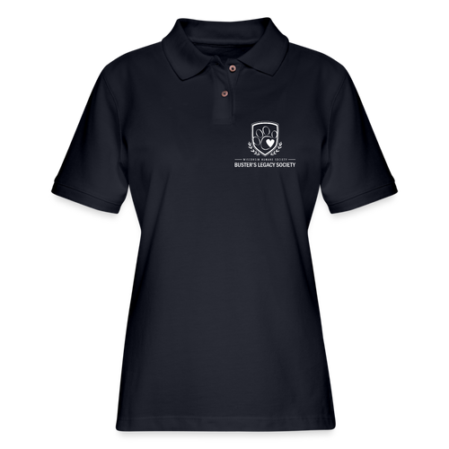 Buster's Legacy Society Contoured Pique Polo Shirt - midnight navy