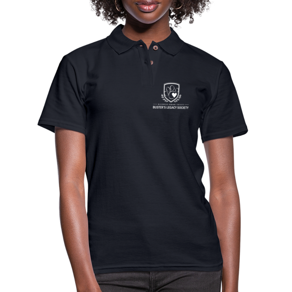 Buster's Legacy Society Contoured Pique Polo Shirt - midnight navy