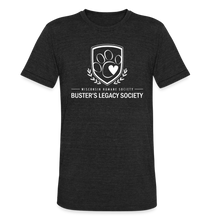 Load image into Gallery viewer, Buster&#39;s Legacy Society Unisex Tri-Blend T-Shirt - heather black