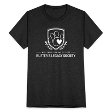 Load image into Gallery viewer, Buster&#39;s Legacy Society Unisex Tri-Blend T-Shirt - heather black