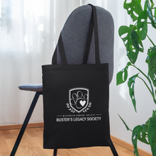 Load image into Gallery viewer, Buster&#39;s Legacy Society Tote Bag - black