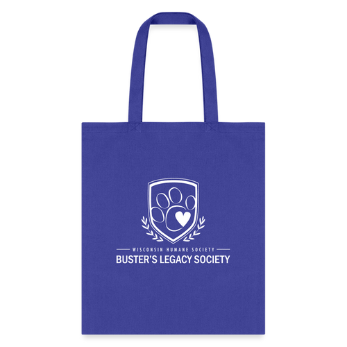 Buster's Legacy Society Tote Bag - royal blue