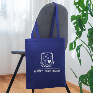 Buster's Legacy Society Tote Bag - royal blue