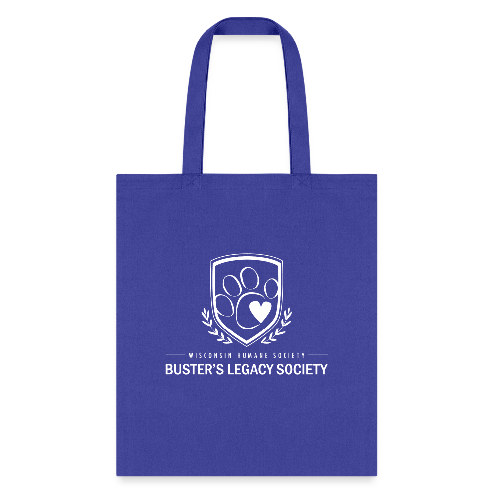 Buster's Legacy Society Tote Bag - royal blue