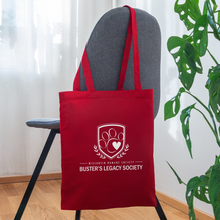 Load image into Gallery viewer, Buster&#39;s Legacy Society Tote Bag - red