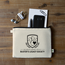 Load image into Gallery viewer, Buster&#39;s Legacy Society Carry All Pouch - natural