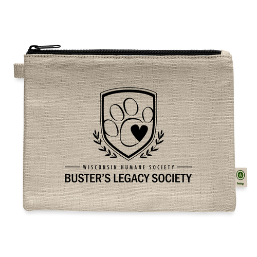 Buster's Legacy Society Carry All Pouch - natural