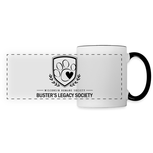 Buster's Legacy Society Black Panoramic Mug - white/black