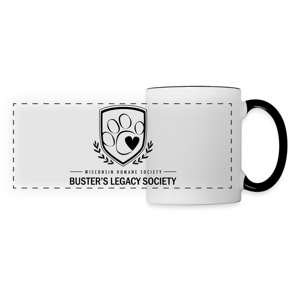 Buster's Legacy Society Black Panoramic Mug - white/black