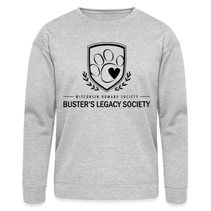 Buster's Legacy Society Bella + Canvas Unisex Sweatshirt - heather gray