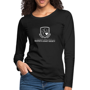 Buster's Legacy Society Contoured Premium Long Sleeve T-Shirt - black