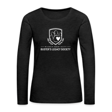 Load image into Gallery viewer, Buster&#39;s Legacy Society Contoured Premium Long Sleeve T-Shirt - charcoal grey