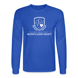 Buster's Legacy Society Classic Long Sleeve T-Shirt - royal blue