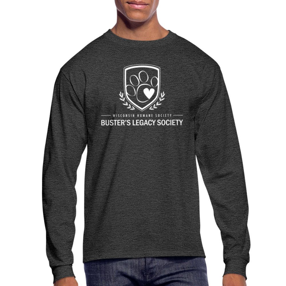 Buster's Legacy Society Classic Long Sleeve T-Shirt - heather black