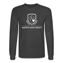 Load image into Gallery viewer, Buster&#39;s Legacy Society Classic Long Sleeve T-Shirt - heather black