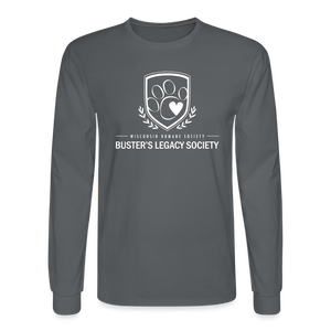 Buster's Legacy Society Classic Long Sleeve T-Shirt - charcoal