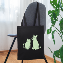 Load image into Gallery viewer, Halloween Costume Glow-in-the-Dark Tote Bag - black