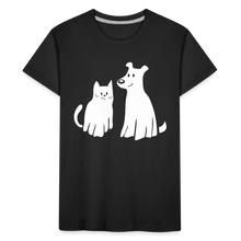 Load image into Gallery viewer, Halloween Costume Dog &amp; Cat Toddler Premium Organic T-Shirt - black