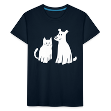 Load image into Gallery viewer, Halloween Costume Dog &amp; Cat Toddler Premium Organic T-Shirt - deep navy