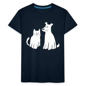 Halloween Costume Dog & Cat Toddler Premium Organic T-Shirt - deep navy