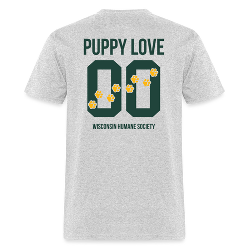 Puppy Love Classic T-Shirt (Light Colors) - heather gray